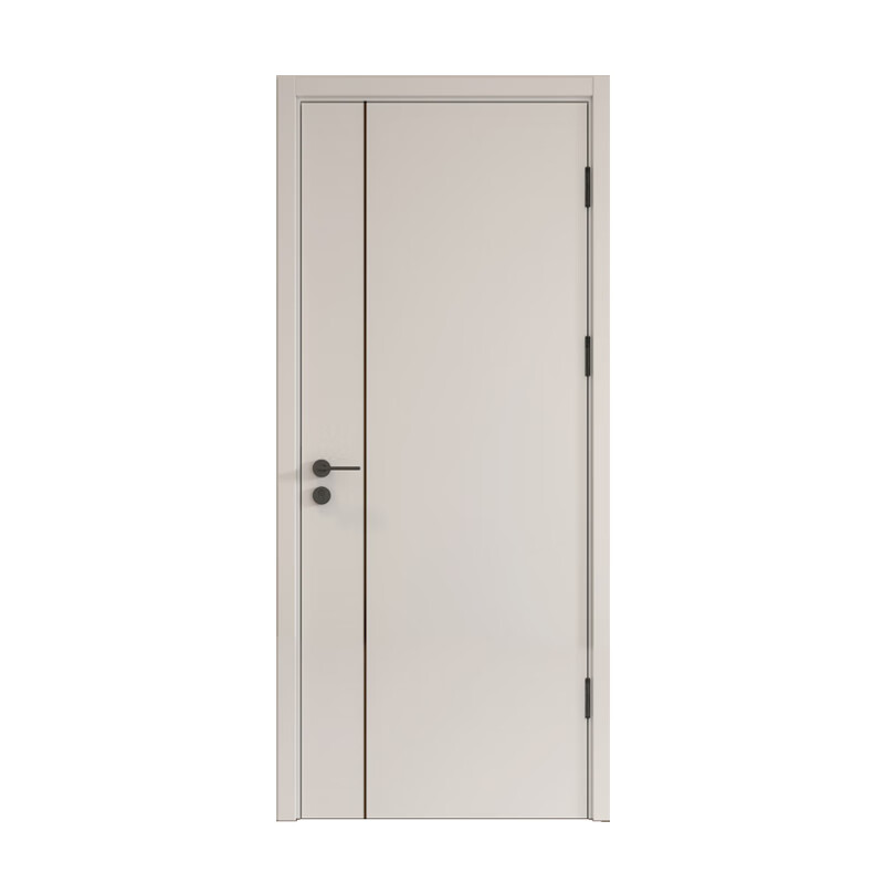 Oupai (OUPAI) solid wood door paint-free door silent door indoor set door room door paint-free door bridge opening mechanical bedroom door bridge opening mechanical silent door series A type color door leaf + door cover + Oupai hardware lock customization