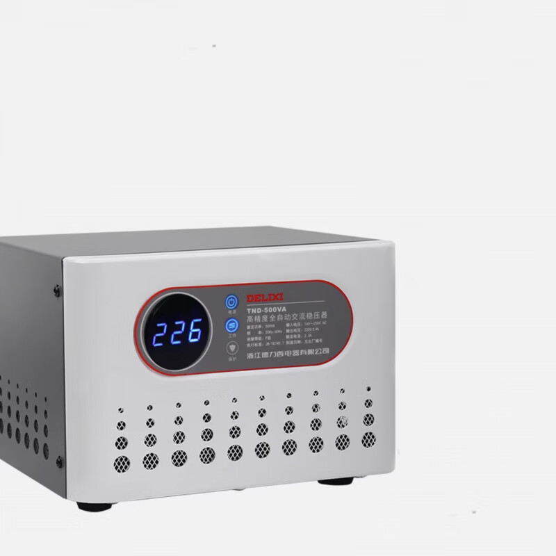 Delixi single-phase voltage regulator TND 220v fully automatic 1KW2kw3kw5kw9kw home computer TV TND_0.5K (500W)