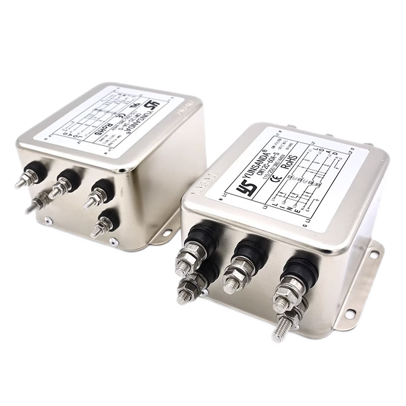 YS YUNSANDA AC purification 380v three-phase four-wire inverter power filter CW12C-50A-S screw connection