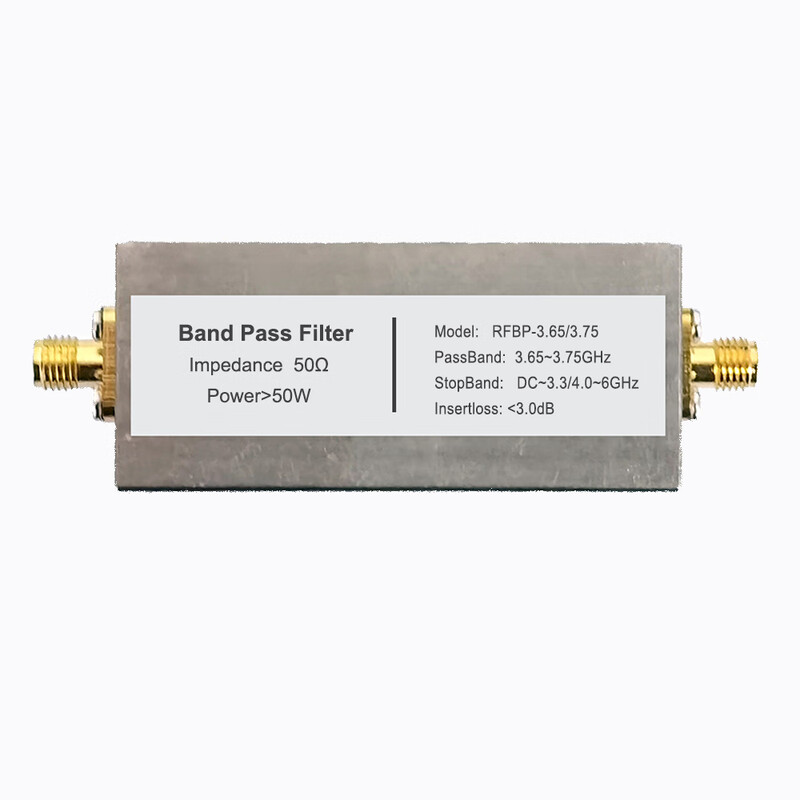 Yuzhixing FM FM filter SMA band pass LC filter RF filter band pass filter SMA double female head 88-108MHz band pass filter