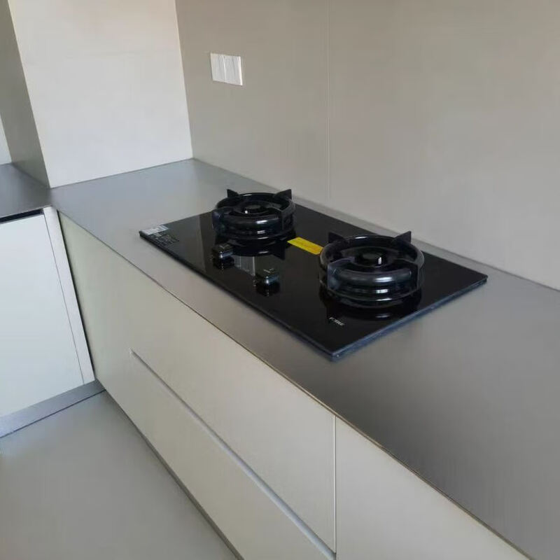 Kezitu stainless steel anti-scratch countertop 304 solid countertop anti-scratch and wear-resistant stainless steel cabinet countertop anti-scratch board snow crystal steel anti-scratch surface 3.0*600