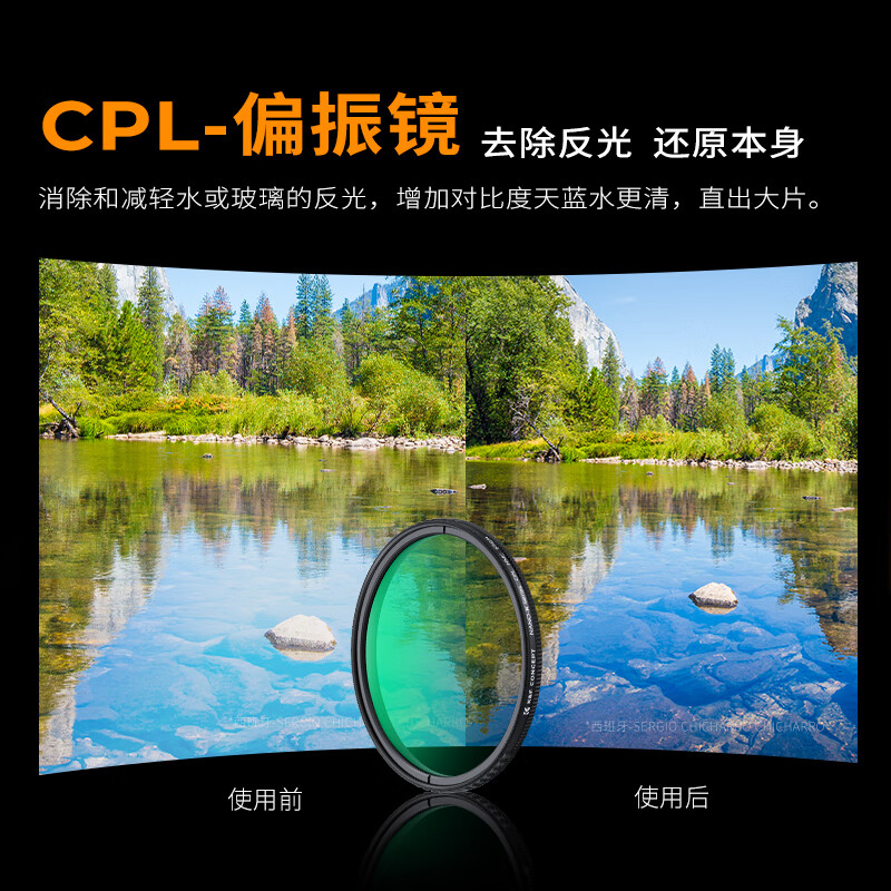 Zall MagSaFe magnetic filter holder set is suitable for iPhone 6.7-inch/6.9-inch CPL to eliminate reflections