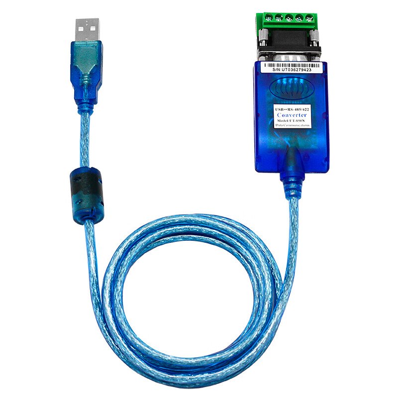 Yue Changsheng Utek USB to Rs485/422 data cable Ver 1.0 adapter communication model anti-surge serial port bidirectional UT-891 (CP solution) 1.5m