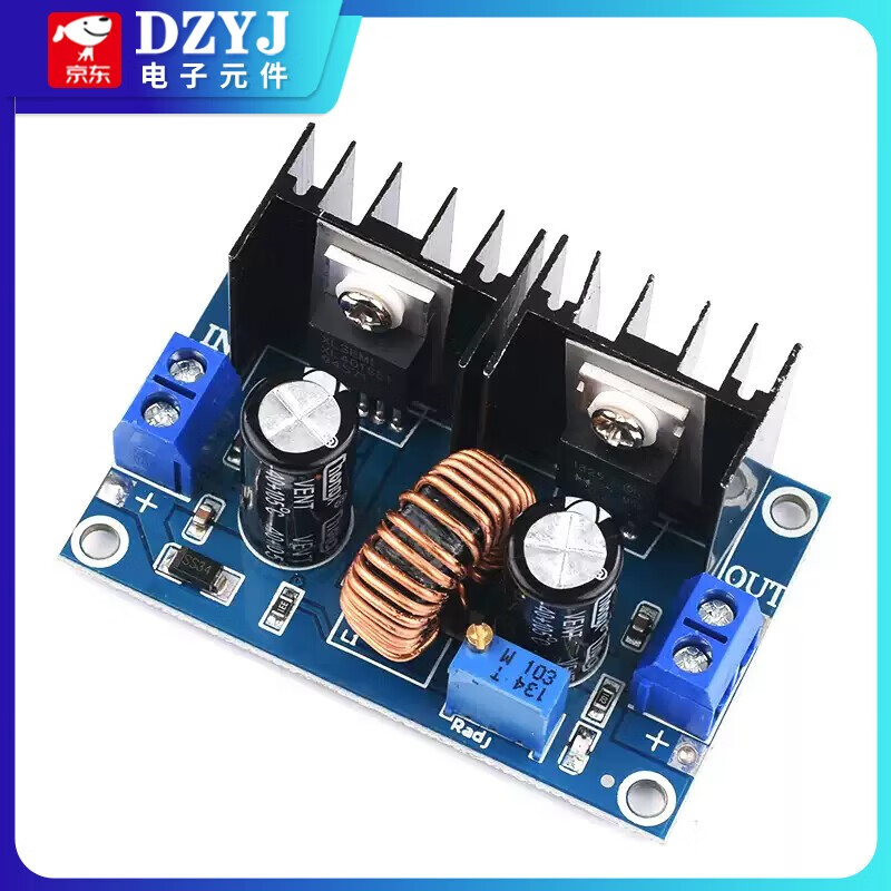 XL4016E1 step-down module with digital display 8A with voltage stabilization step-down module DC-DC high-power DC voltage regulating board XL4016 DC 8A adjustable step-down module