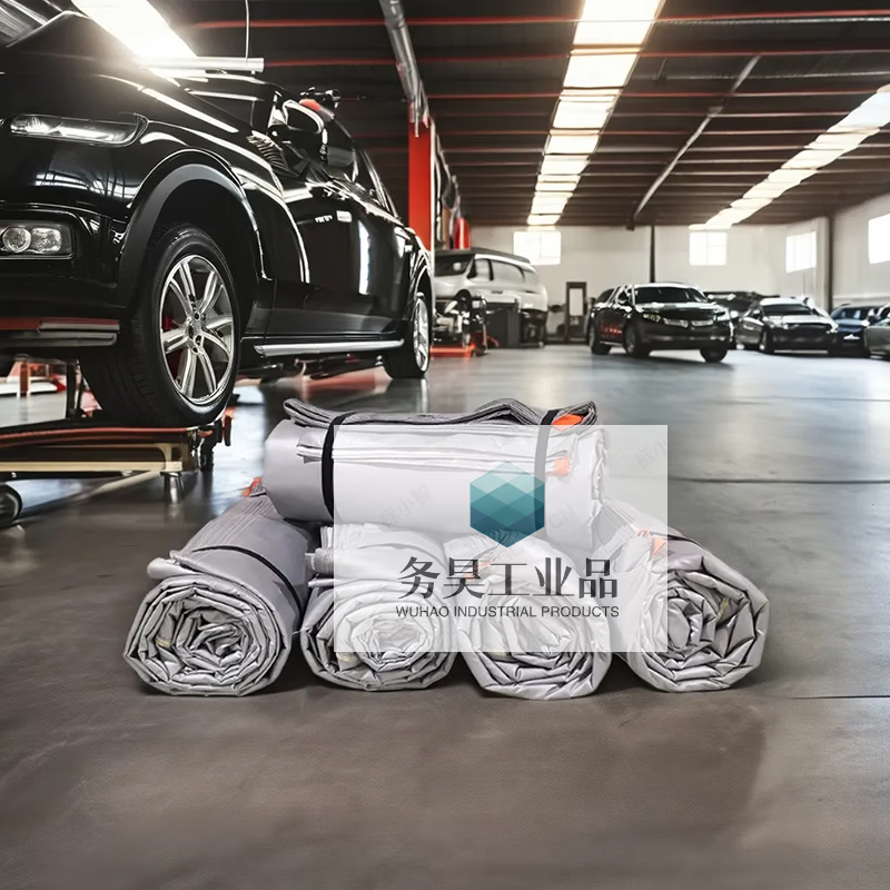 Silicone fireproof cloth car fire blanket new energy tram fire blanket large size high silica cloth fire blanket fiberglass fiberglass fire blanket 3X4 meters
