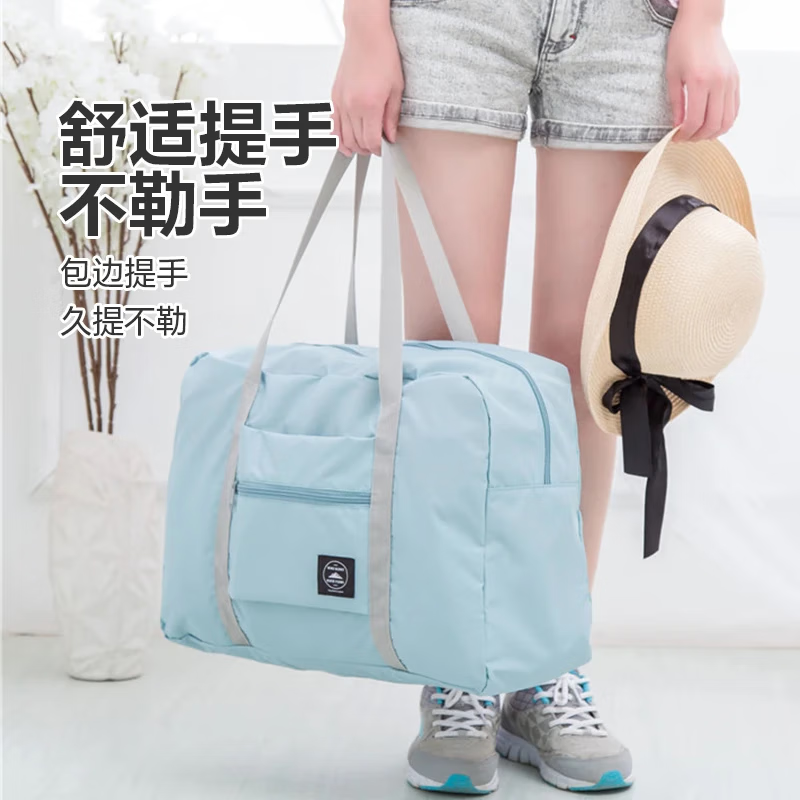 Extra Large Capacity Travel Waterproof Handbag Women's Travel Bag Student Outdoor Large Moving Luggage Trolley Bag Loss Promotion Black Travel Bag