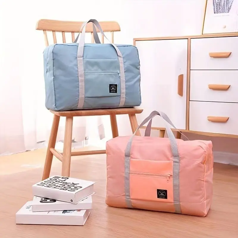 Extra Large Capacity Travel Waterproof Handbag Women's Travel Bag Student Outdoor Large Moving Luggage Trolley Bag Loss Promotion Black Travel Bag