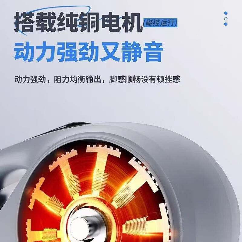 JIFEIMAN rehabilitation training equipment bicycle for the elderly, stroke, hemiplegia, bedridden leg, upper and lower limbs, cerebral infarction rehabilitation exercise, white gray, wireless remote control + elastic foot straps, forward and reverse rotation + active/passive mode