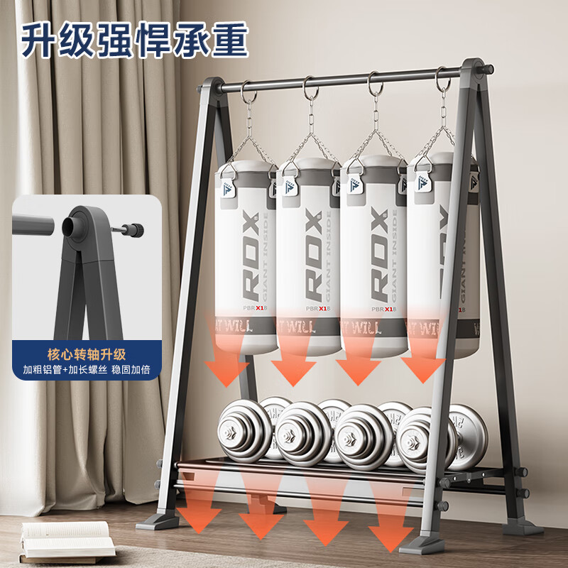 Stable clothes hanger floor-standing clothes hanger bedroom coat rack aluminum alloy storage rack balcony living room clothes drying rack