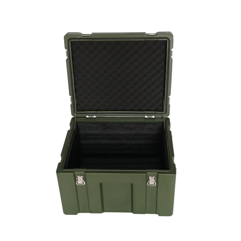 Rotational molding box emergency supply box outdoor waterproof airdrop box transport box equipment box storage box tool box green (600*500*400) MM