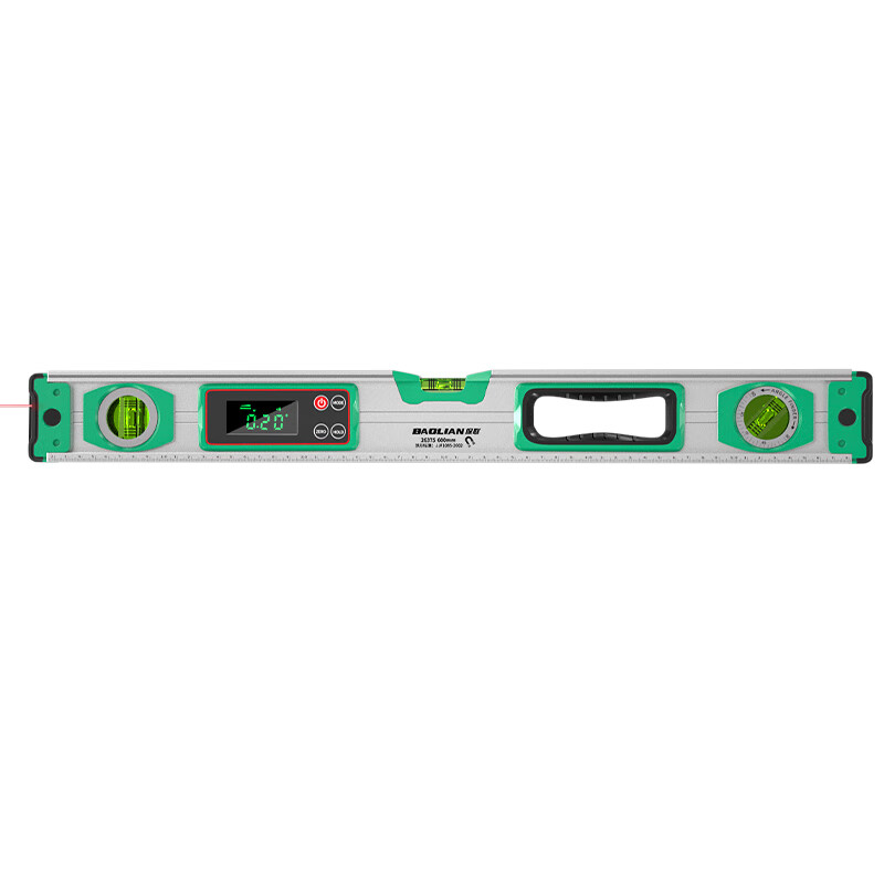 Pupan's new digital display laser level, high-precision electronic leveling ruler, anti-fall, multi-functional strong magnetic level, leveling ruler, Yinlong 600 aluminum alloy strong magnetic digital display