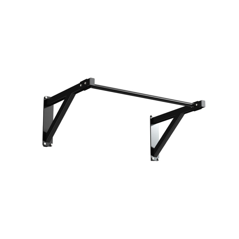 Wall horizontal bar pull-up device wall punching household indoor and outdoor fixed single pole double-arm fitness equipment 1.2 meter long fixed single pole set