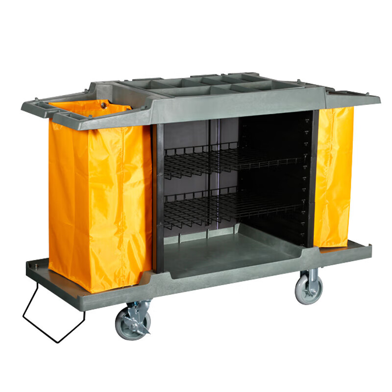 Qian Huinong bilateral linen truck hotel cleaning truck work truck guest room entrance truck plastic cleaning truck silent (three layers) door-to-door delivery in Guangdong area