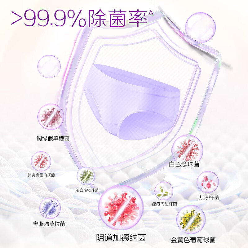 Liby underwear special antibacterial soap soap 101g*4 pieces, suitable for close-fitting clothing, durable, gentle and non-hurt lavender