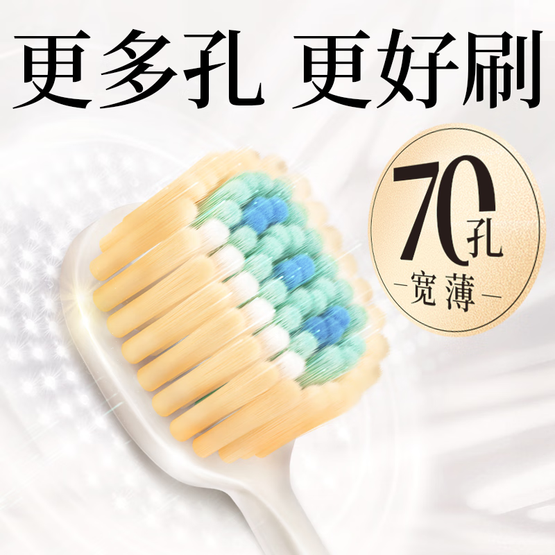 Lion Fine Tooth Cleaner 70-hole luxury and dense ultra-clean wide and thin toothbrush 2 soft bristles brand new launch efficient cleaning adult gum protection