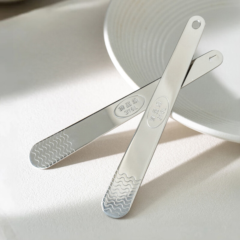 Arasigawa 316 stainless steel dumpling spoon Arashigawa household dumpling filling spoon wonton filling scoop 316 stainless steel dumpling spoon two pack