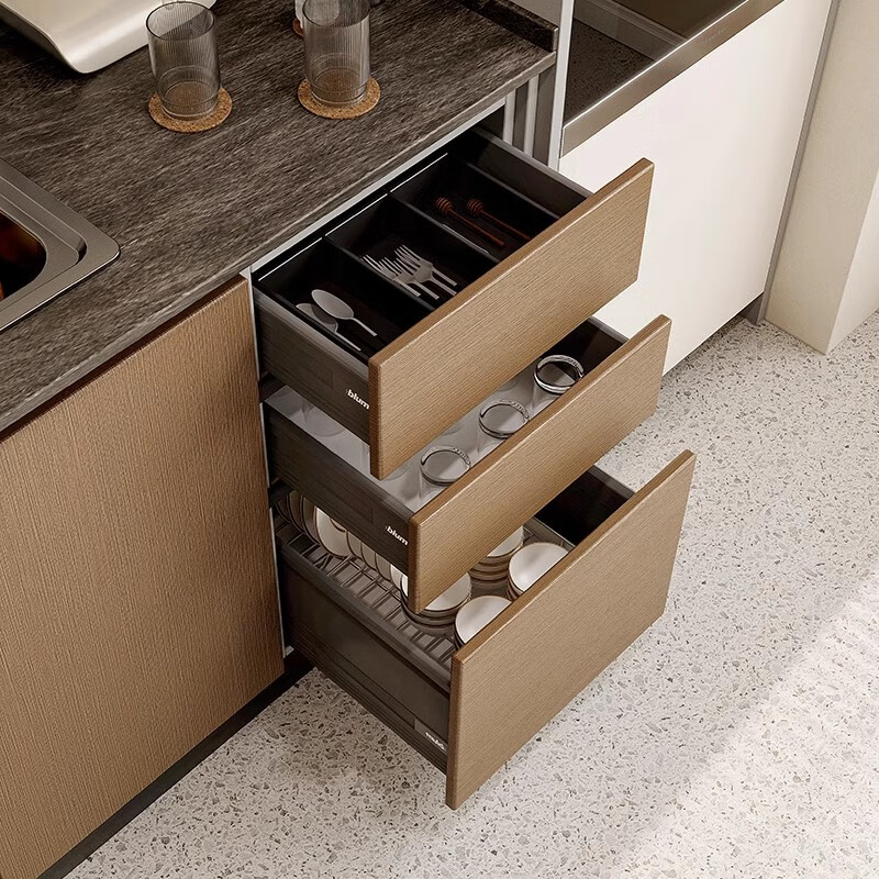 Sofia customized home integrated cabinet L-shaped modern simple whole house customized stove and cupboard integrated decoration set