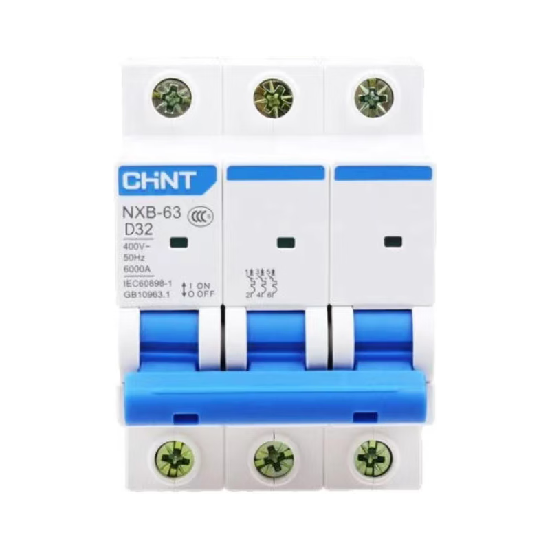 Chint D-type air switch NXB-63a miniature small circuit breaker 1p 2p 3p 4p16a20a32a40a 32A 3P