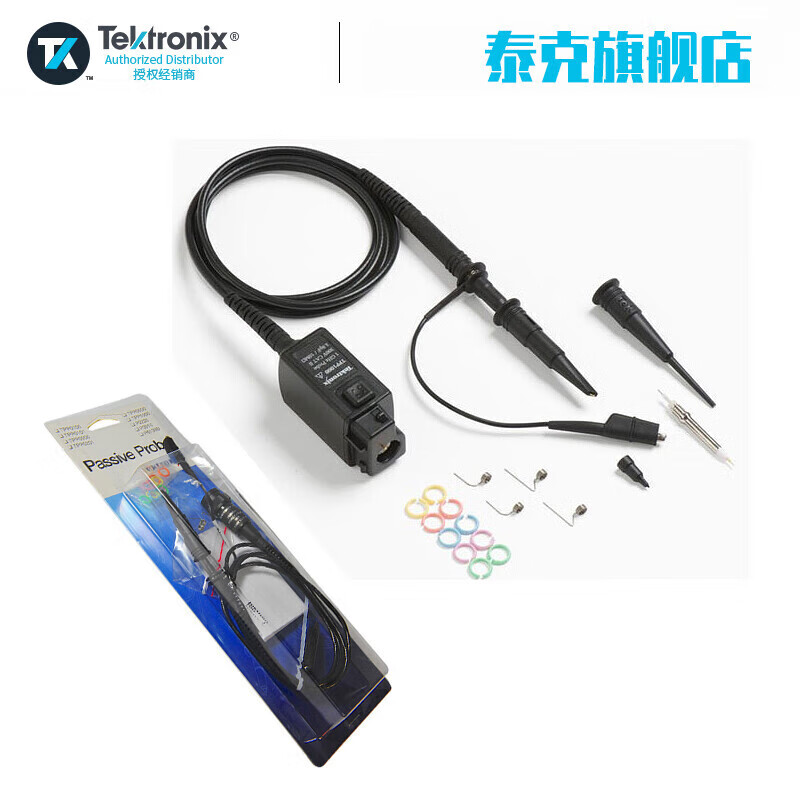 Tektronix oscilloscope source probe TPP0502 bandwidth 2X attenuation MAX voltage effective value 300V TPP0