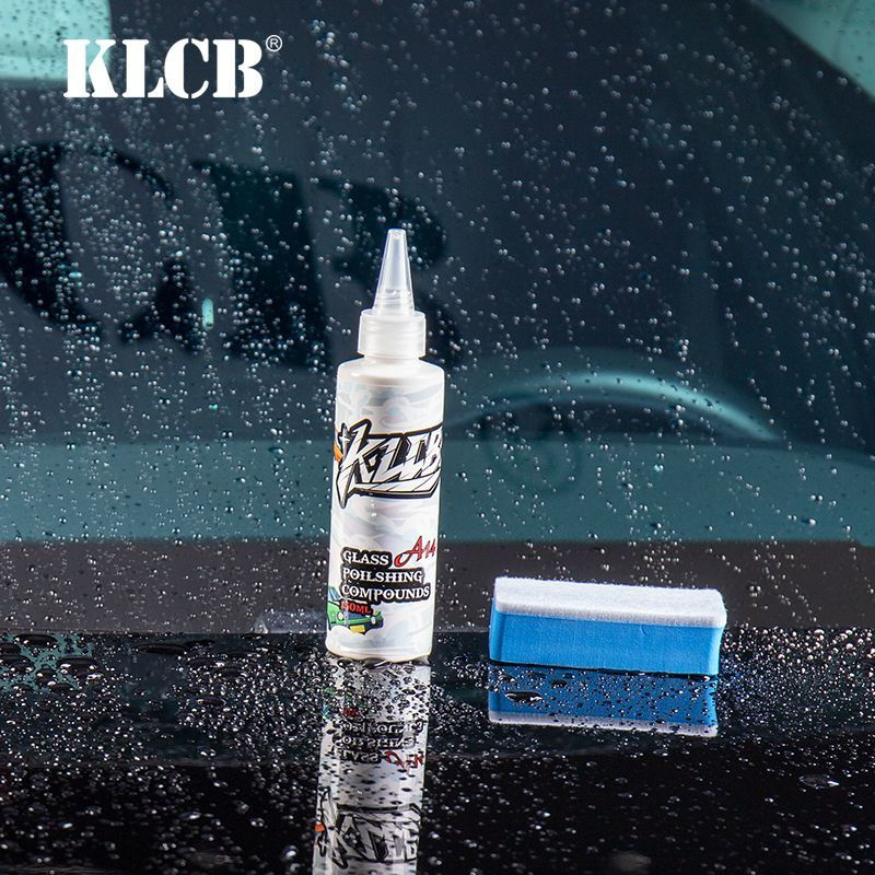 Klcb degreasing film car glass polishing powder upgrade oxidized oil film coating water stain slight scratch polishing liquid glass degreasing film agent 150ML +1 sponge wipe
