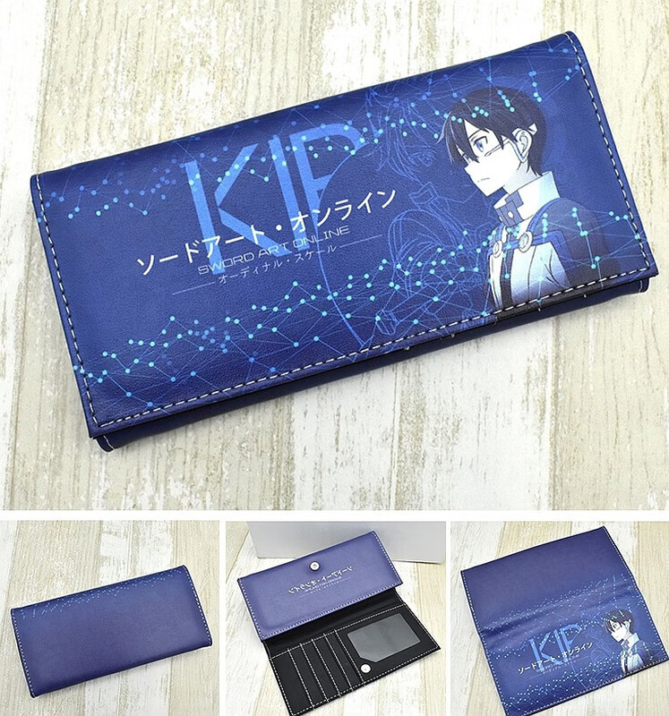 APEX BABY Sword Art Online new anime peripheral long wallet Kirito Asuna two-dimensional men's and women's wallet clutch bag Sword Asuna style new long wallet