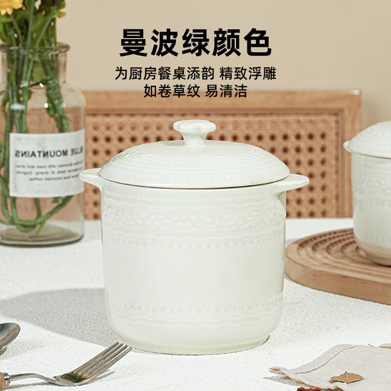 Shunxiang stew pot ceramic water-proof stew pot household household bird's nest steamed egg 1-2 people small stew pot 400ML mini