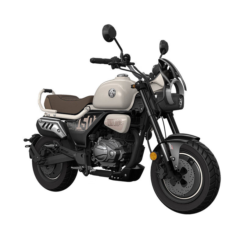 Zongshen 150mini Bear New Dundun Bubble Motorcycle Mini Motorcycle Dundun/Time White Full Style