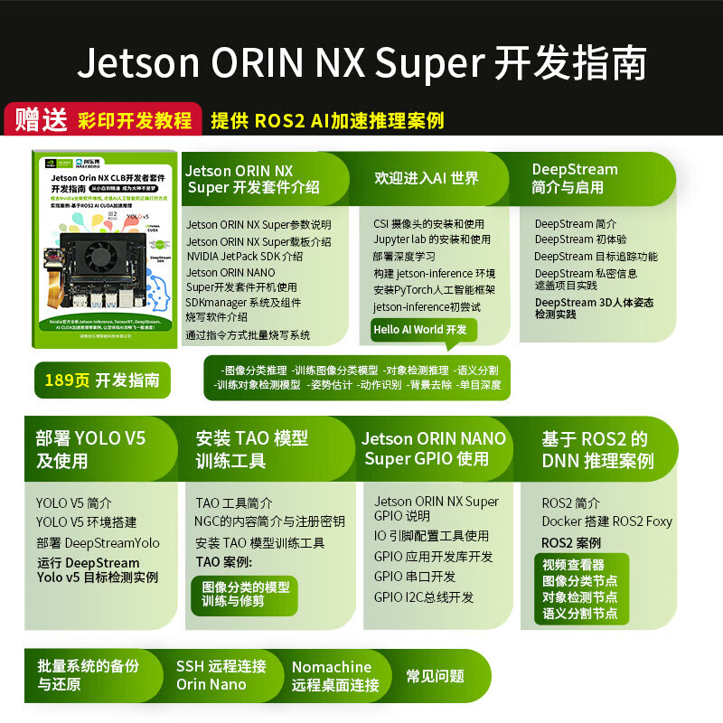 NVIDIA jetson orin nx super development kit AI smart module orin nx motherboard orin nx 8G basic head kit