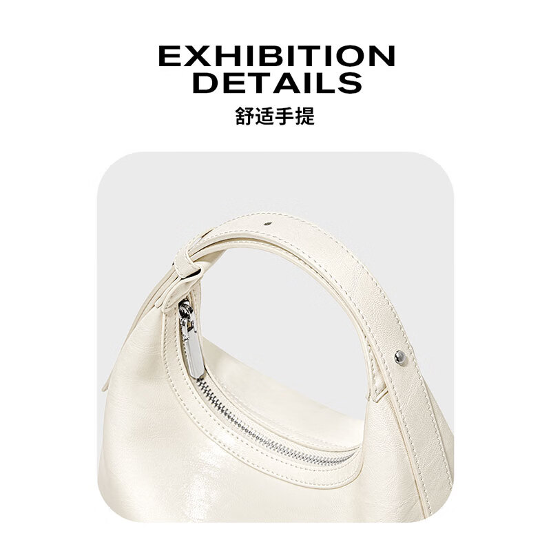 Cnoles Shui Ling Bag Women's Niche Design High-end Crossbody Shoulder Underarm Bag 2025 Latest Birthday Gift