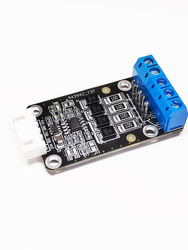 Yue Changsheng 1.8V3.3V 5-volt TTL and RS422 mutual conversion module serial port adapter full-duplex interface communication conversion board HJ-422-WTTL-XH254 (terminal interface) with wiring