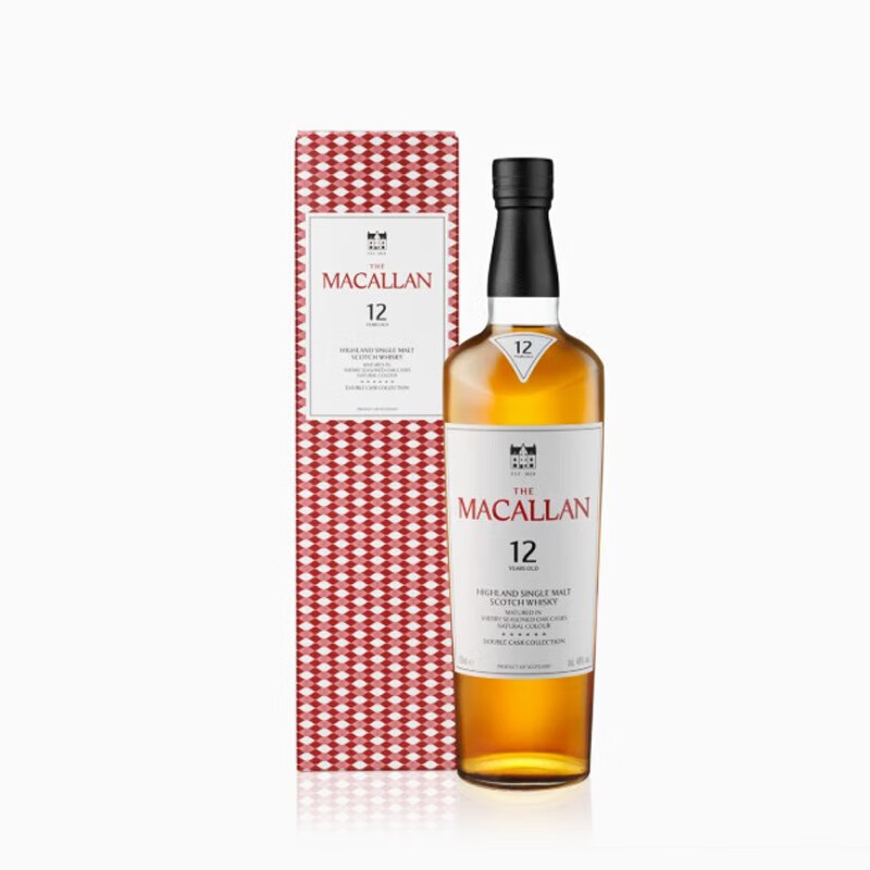 Macallan 12 Years Scotch Whiskey Double Sherry Barrel Single Malt 700ml