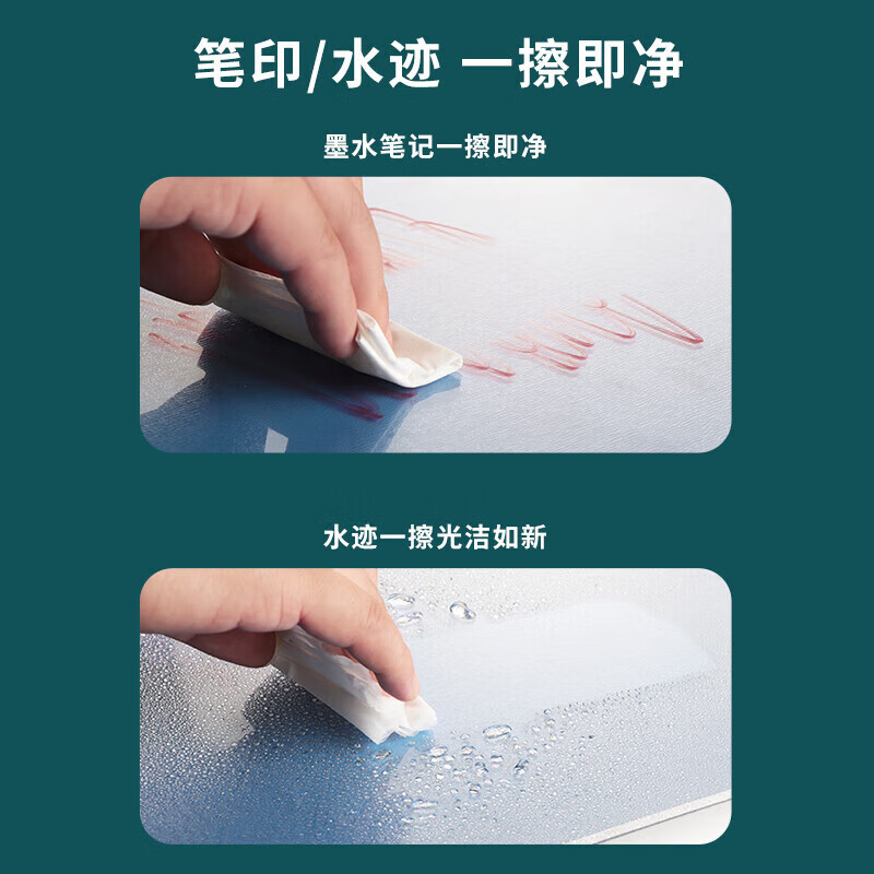 Soft glass TPU desk mat for primary school students transparent table mat environmentally friendly study table desk mat children's special tablecloth True odorless environmentally friendly resin TPU transparent 1.2mm TPU 40*60cm