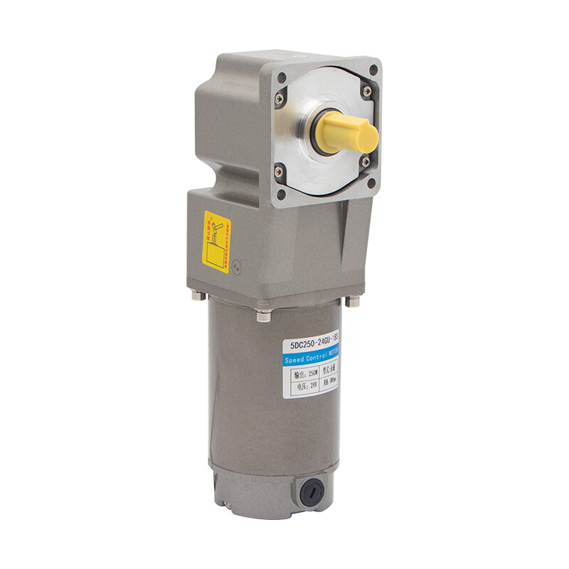 Yue Changsheng 12V24V DC reduction motor right-angle hollow 250W can forward and reverse large torque speed regulation gear motor reduction ratio 30K (0-60 revolutions per minute) motor + speed regulator can be customized non-standard/48V-200