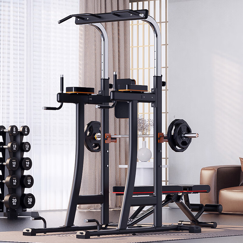 Chuangsi Pull-up Device Indoor Horizontal Bar Parallel Bar Home Trainer Multifunctional Fitness Exercise Equipment CSW9018T Single Parallel Bar (Single Machine)