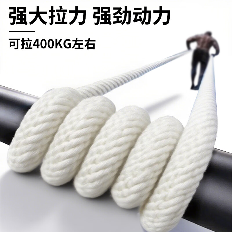 Cast-solid nylon rope core-covered wear-resistant and anti-aging binding rope nylon line greenhouse drawstring white braided rope 3mm*100 meters