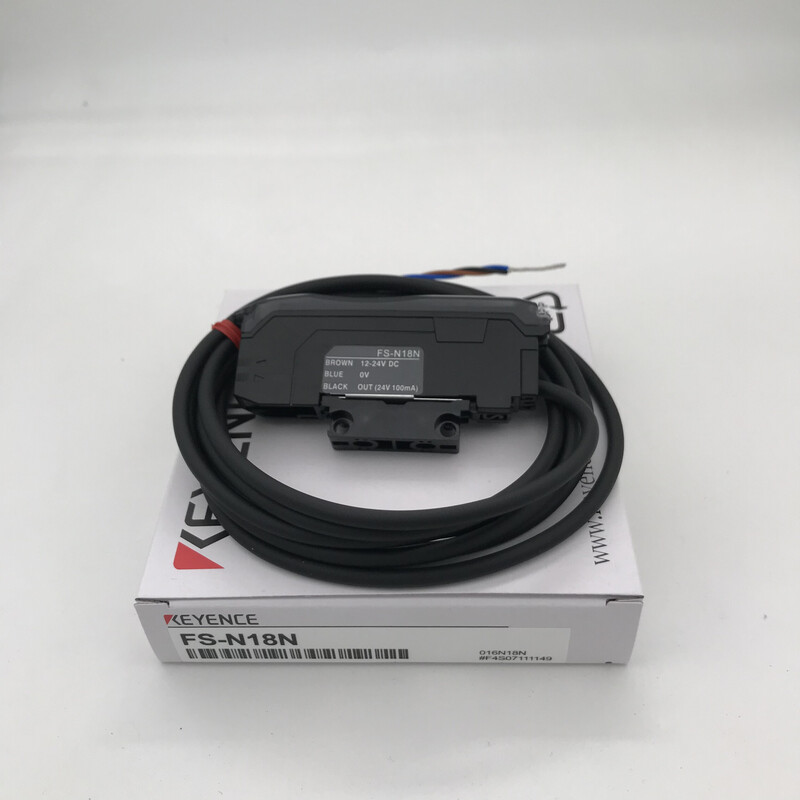 Yue Changsheng supplies new original authentic KEYENCE optical fiber amplifier FS-V11 N18N FS-V11 with M4 reflective optical fiber complete set