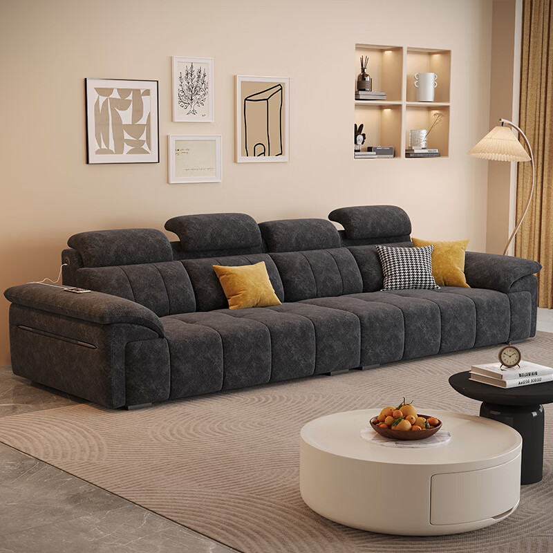 Jane Xin Chenille sofa living room 2025 new small apartment removable and washable pillow adjustable fabric sofa 868B