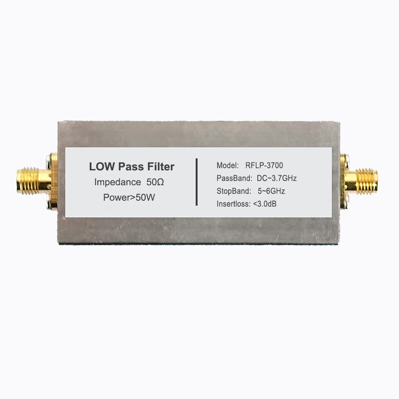 Yuzhixing FM FM filter SMA band pass LC filter RF filter band pass filter SMA double female head 88-108MHz band pass filter