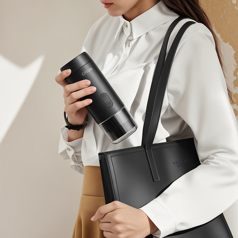 CLITON portable coffee machine car wireless mini handheld espresso semi-automatic coffee machine home outdoor camping