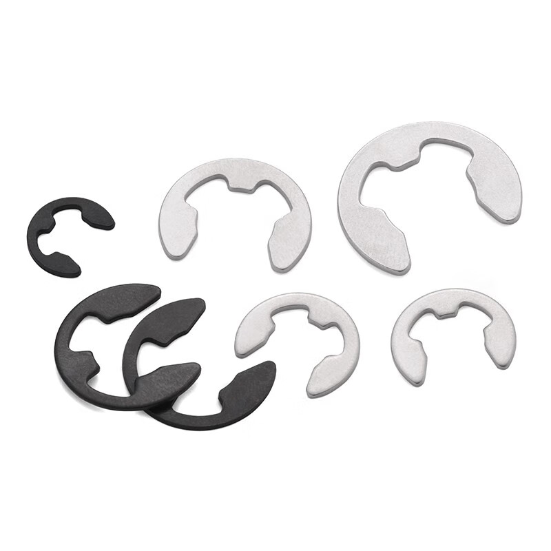 Jinggong (JINGGONG) 65 manganese steel open retaining ring e-type circlip shaft snap ring snap card open circlip retaining ring GB896 20% off 22 20 pieces 65 manganese steel