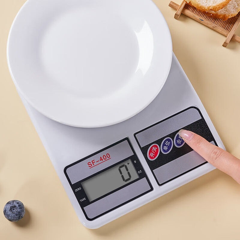 Fu Tang kitchen scale 10kg/1g household baking scale electronic scale kitchen electronic scale precision food scale gram scale battery model