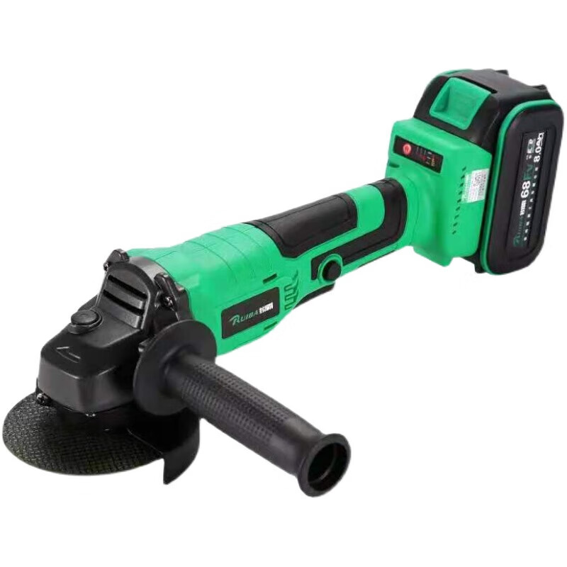 Ruiba brushless lithium angle grinder rechargeable angle grinder wireless grinder multi-function cutting machine polishing machine JM100 big art socket angle grinder bare metal