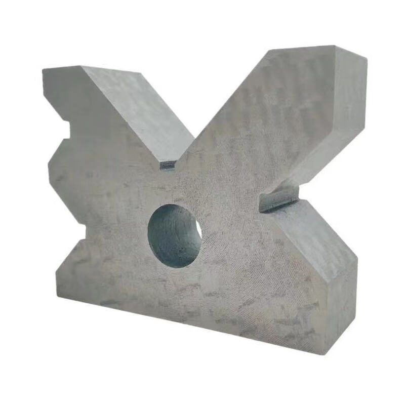 Yue Changsheng precision cast iron v-shaped frame 90 degree fitter marking v-shaped iron shaft type detection v-shaped block fixture correction v-shaped iron block solid single port 400*260*120 (pair)