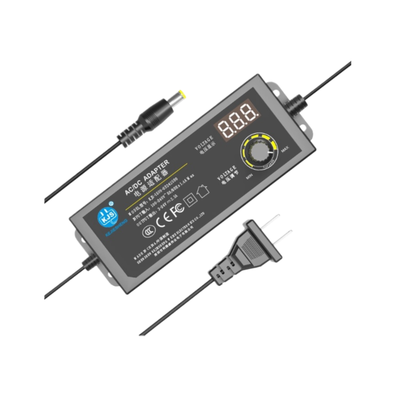 KJS adjustable voltage power adapter 3-24V2.5A 60W with monitor