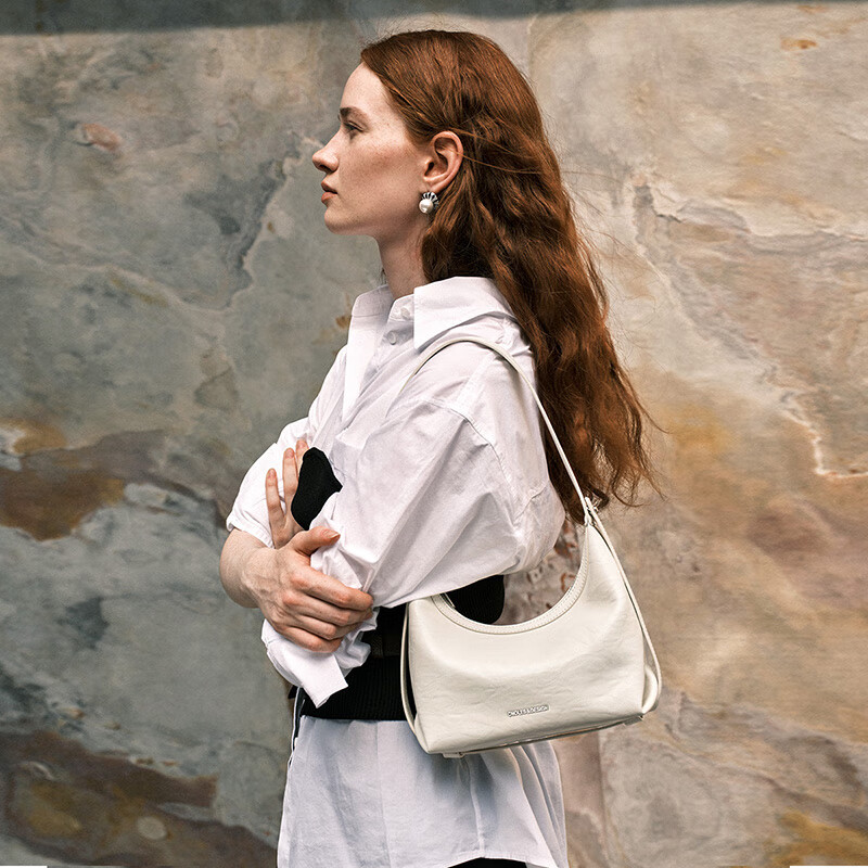 Cnoles Shui Ling Bag Women's Niche Design High-end Crossbody Shoulder Underarm Bag 2025 Latest Birthday Gift