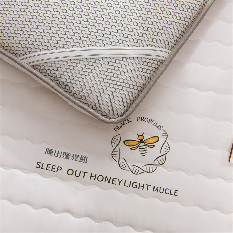 Yunqige Soybean Fiber Mattress Student Dormitory Soft Foldable B&B Tatami Mat Floor Rental Sleeping Mat Corrugated White - Soybean Fiber Mattress 0.8*1.9m Thickness About 5cm