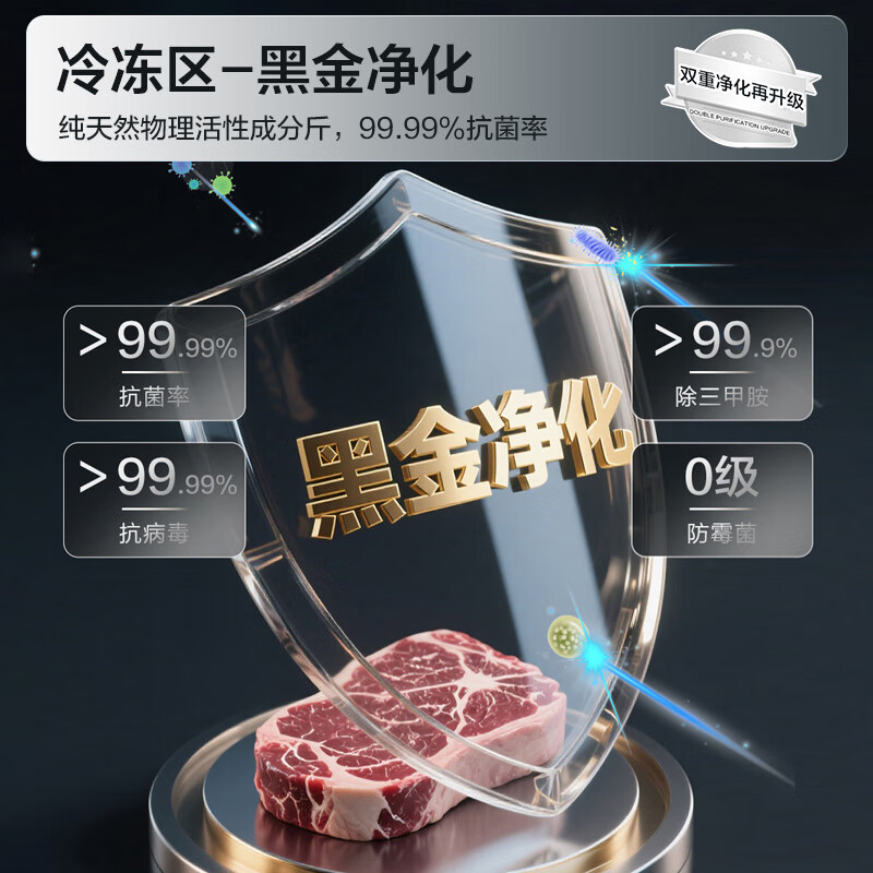 Haier launches Leader Refrigerator Dual System 575, new product debut French multi-door household dual-cycle variable frequency air-cooled frost-free first-class energy-efficiency refrigerator Dual-system dual-cycle + ALP ultra-clean system + three-speed variable temperature