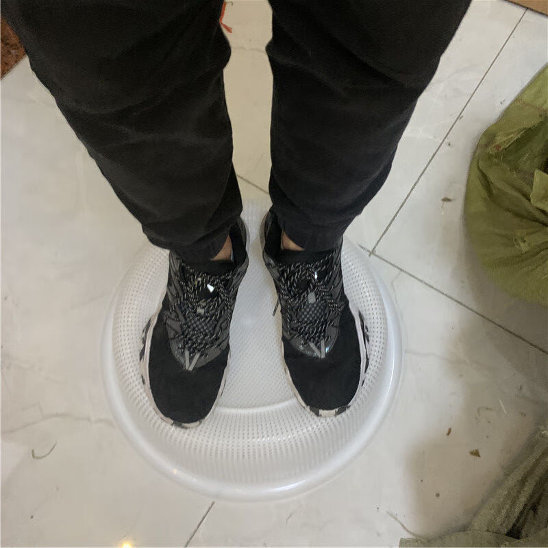 Qinkat thick encrypted round plastic basket drain basket round dense hole sieve vegetable basket fruit basket storage basket large storage basket encrypted 5223 diameter 35cm * height 12cm