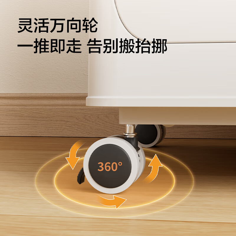 Made in Tokyo, Junengzhu storage box foldable clamshell wheeled storage box large capacity 64*67*40 cm