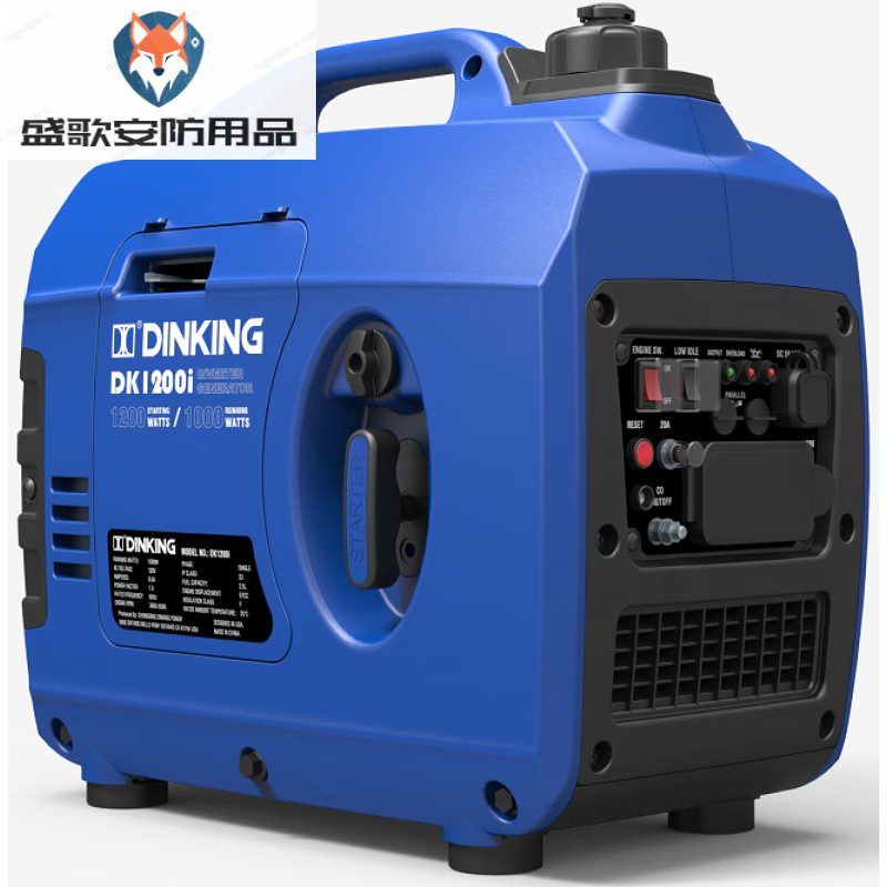Dingong small household car gasoline generator powerful power brand DK1200i (variable frequency silent)_hand start (rated 1